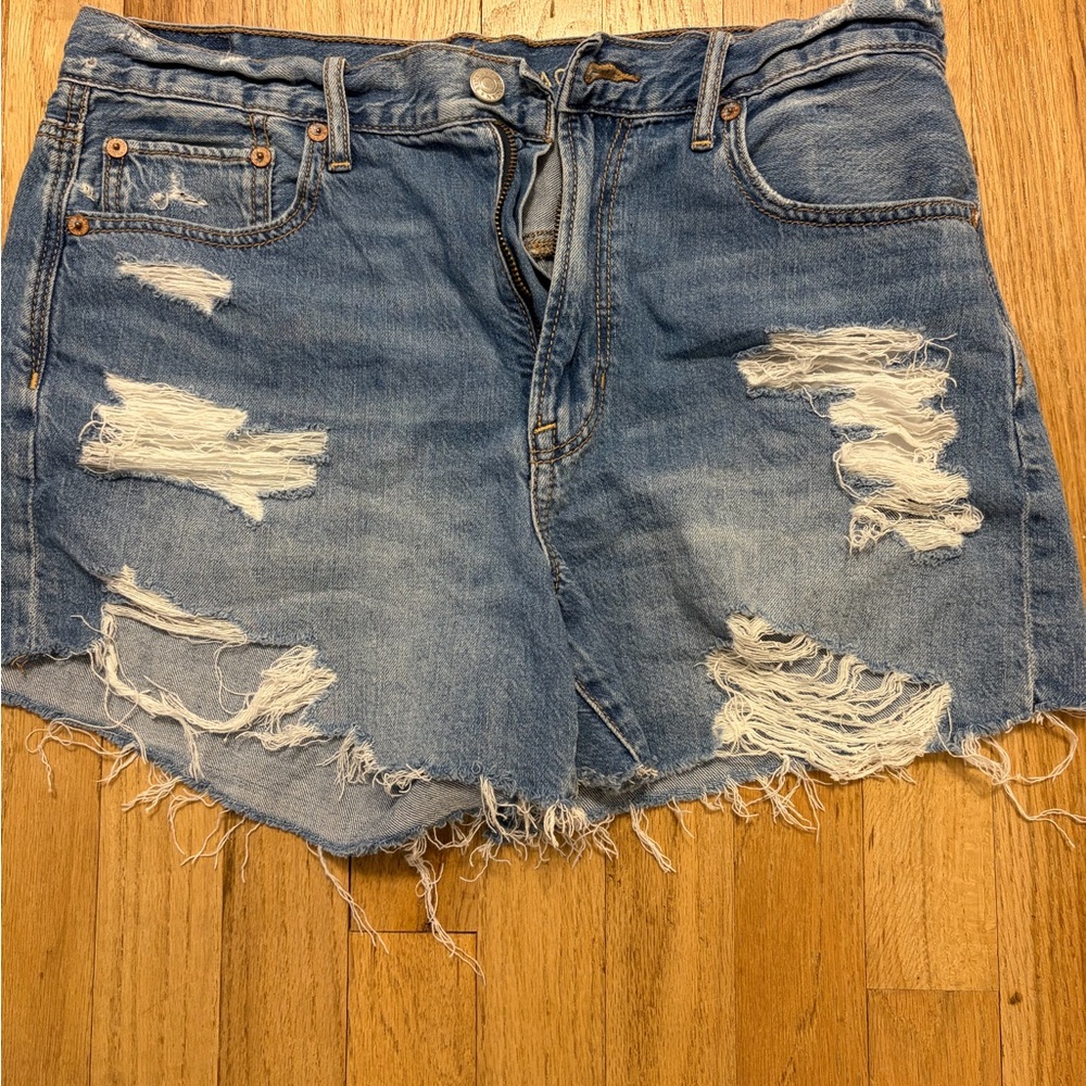 American Eagle Outfitters Light Blue Denim Shorts
